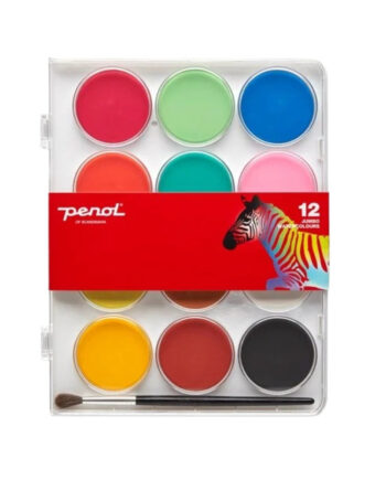 Penol Vandfarver Jumbo 12 Farver