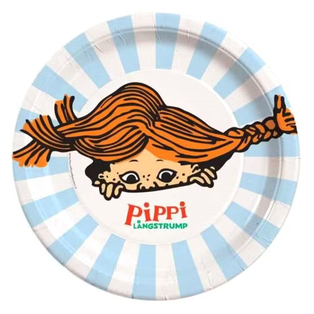 Pippi Langstrømpe Tallerkener Pak