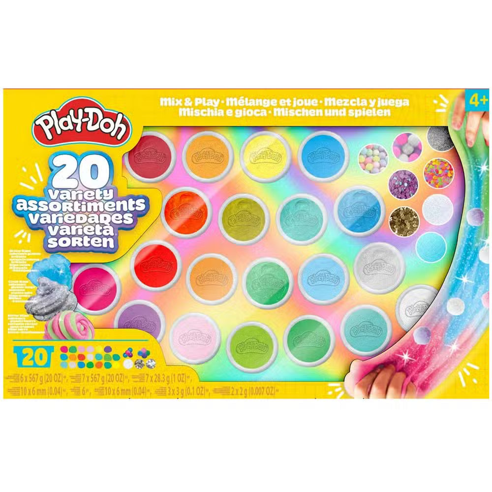 Play Doh Foam Mix Og Leg 20 Pak