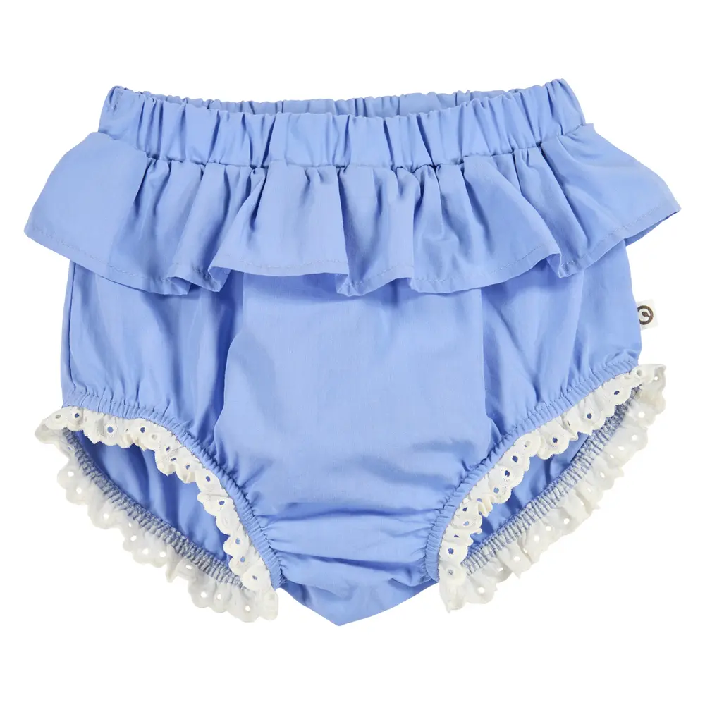 Poplin Flæse Bloomers Shell Blue 56 62