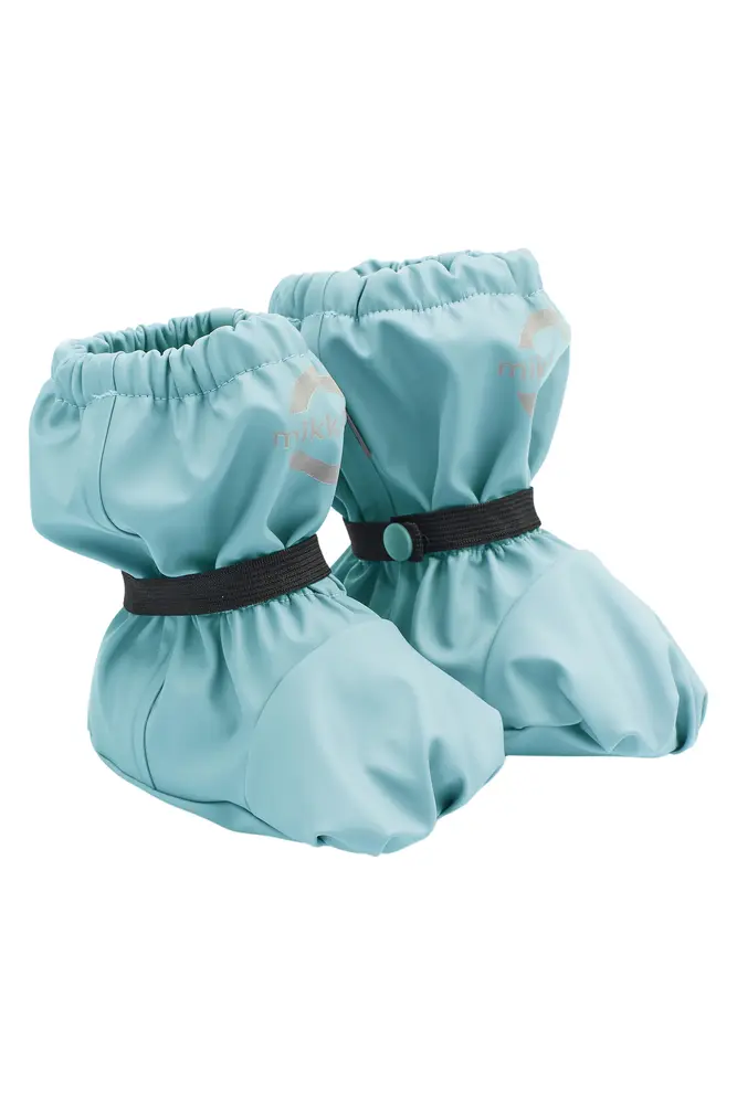 Regnovertræks Footies Pu    Fleece Stone Blue 86