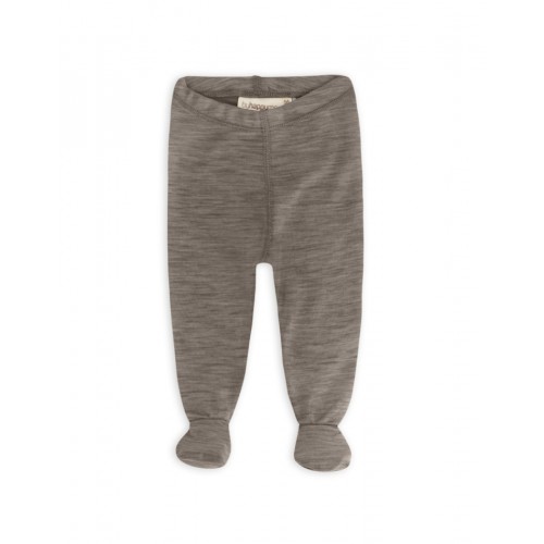 Retro Sparkebuks Med Fod Til Baby 100 økologisk Merino Uld Light Brown Melange 56