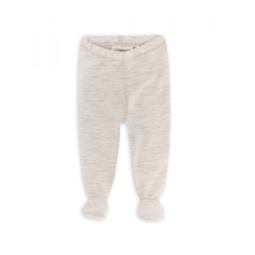 Retro Sparkebuks Med Fod Til Baby 100 økologisk Merino Uld Nature Melange 56