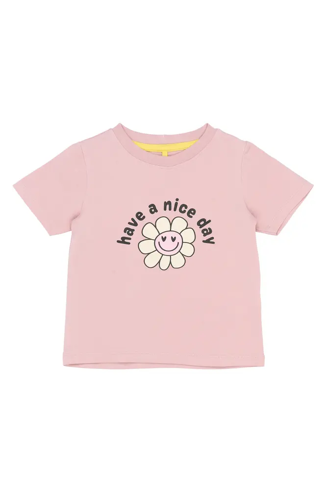 Sille  -shirt Silver Pink 98
