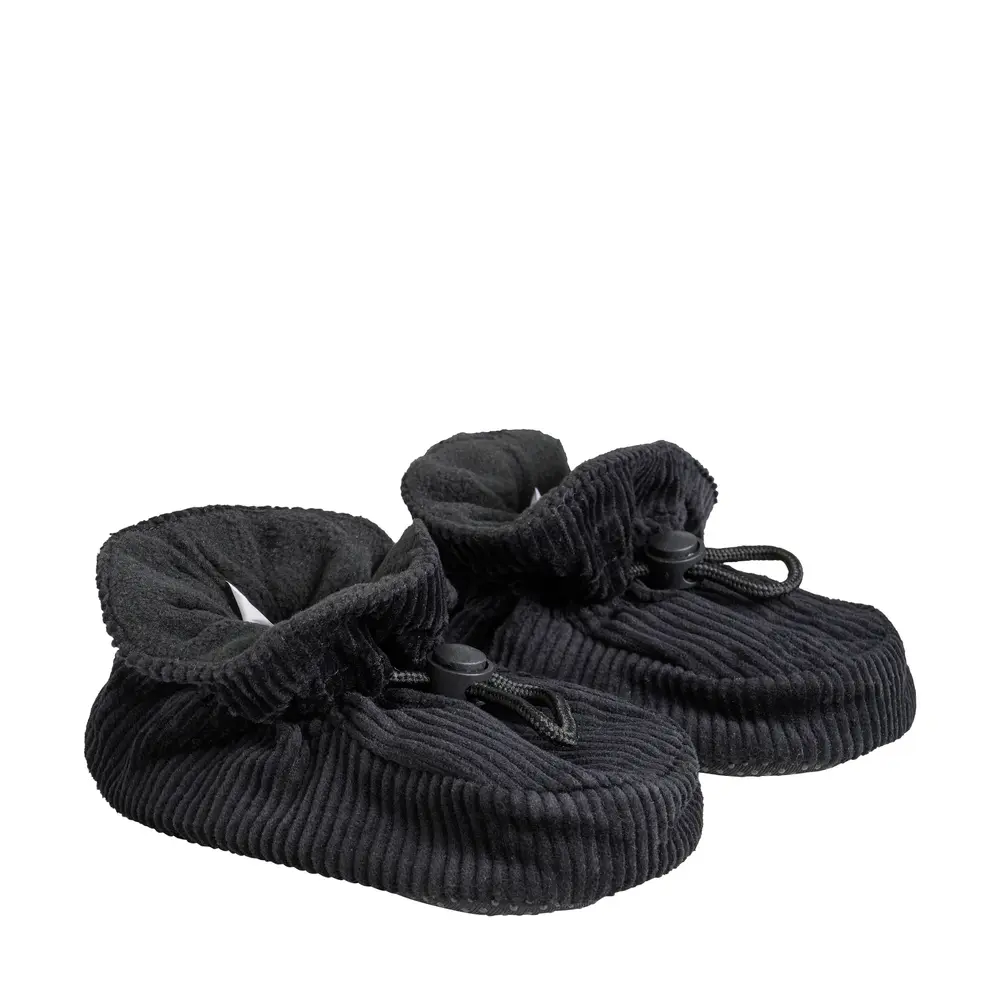 Slippers Corduroy Black 23 24