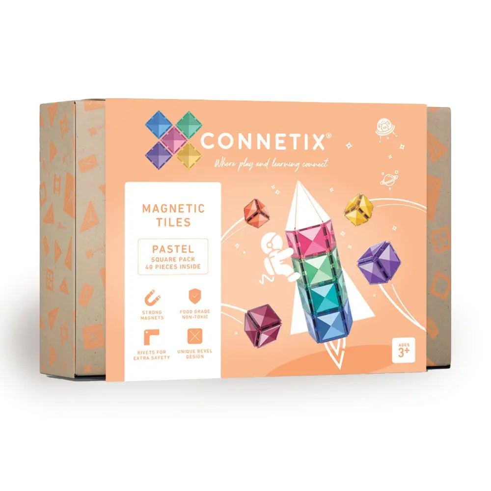 Square Pack Magnetsæt 40 Dele Pastel