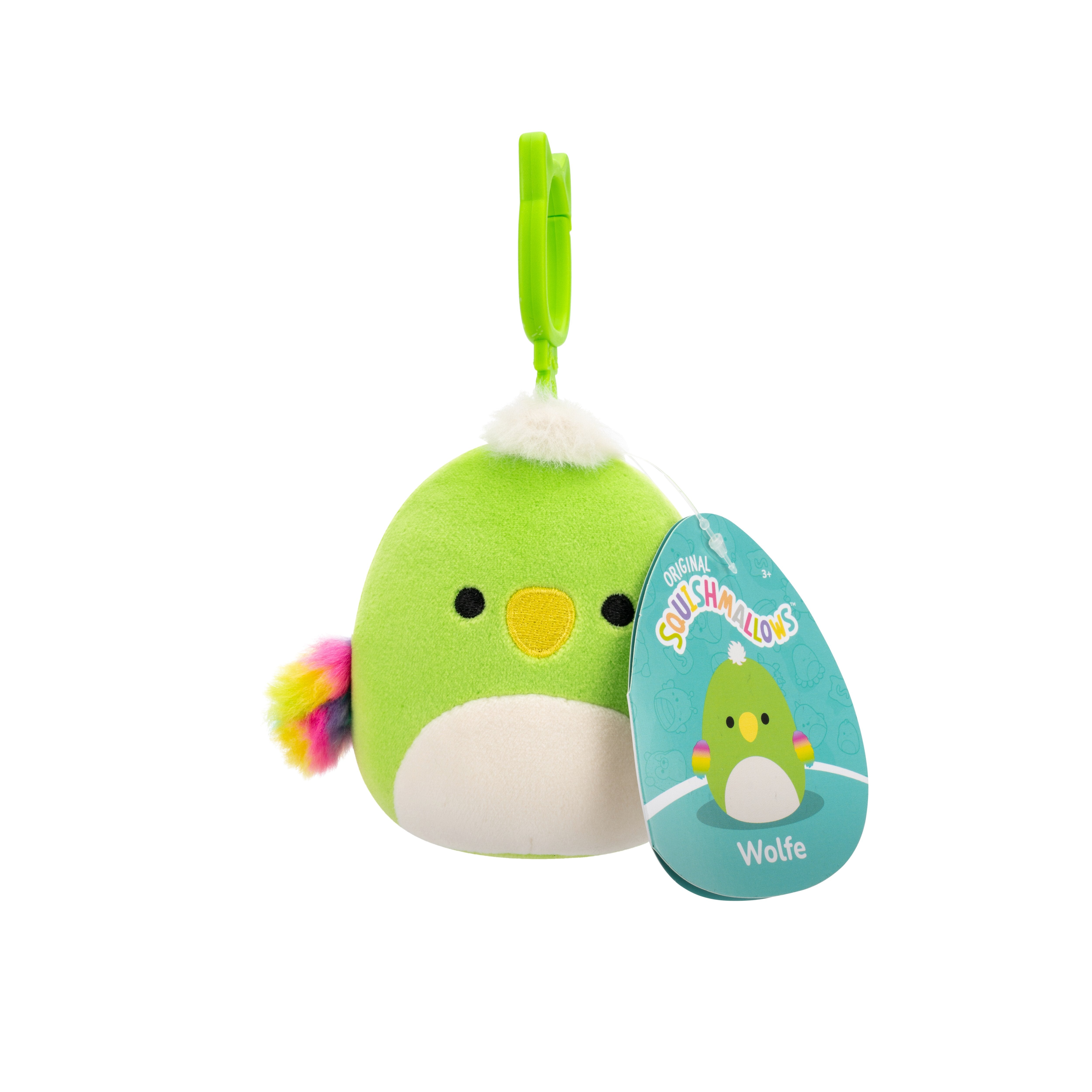 Squishmallows Clip On Wolfe