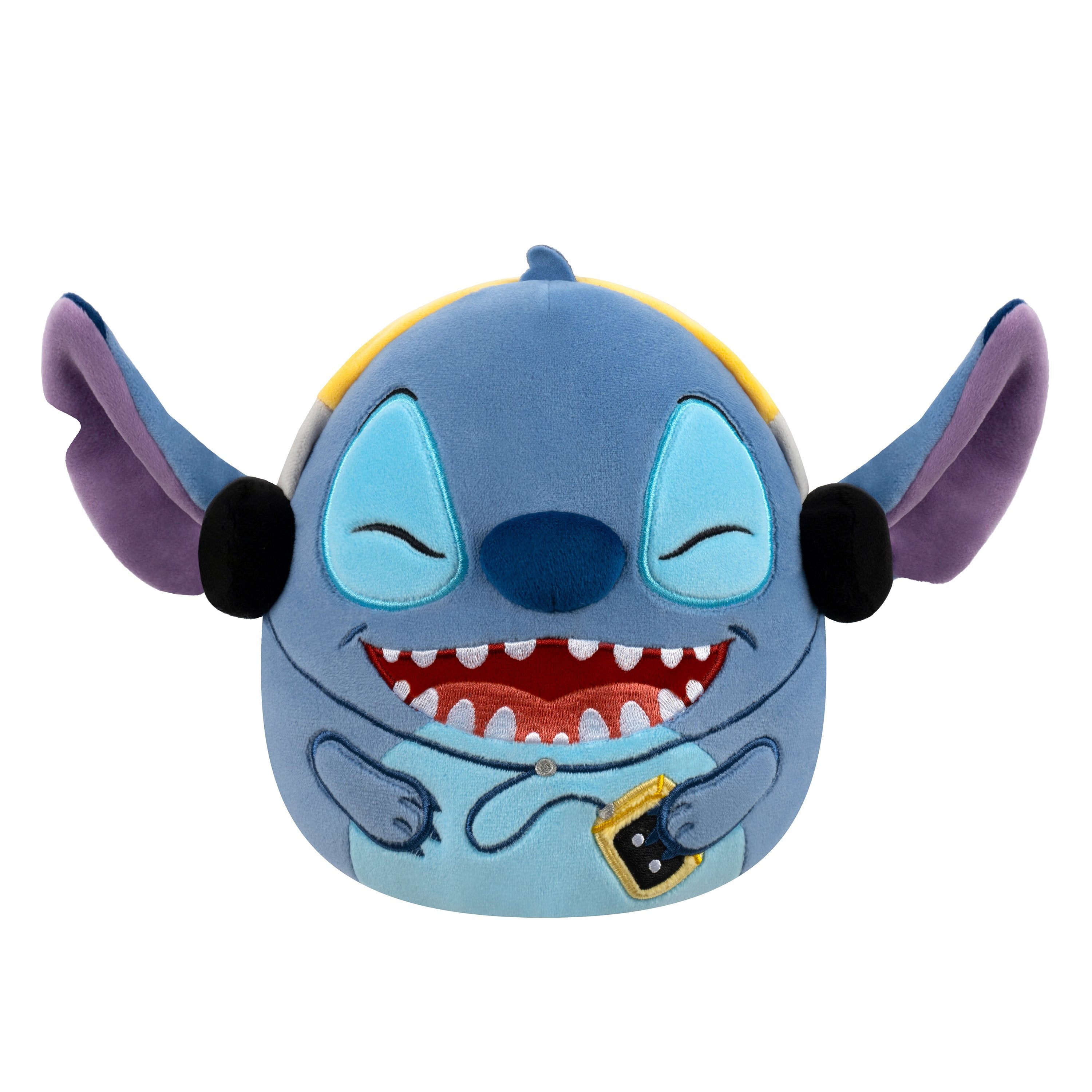Squishmallows Disney Stitch Med Høretelefoner 20 Cm