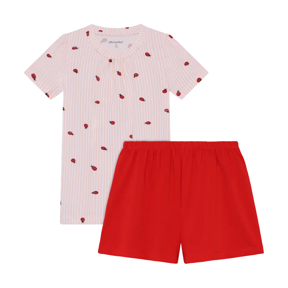 -shirt Og Shorts Sæt Peach Blush 104