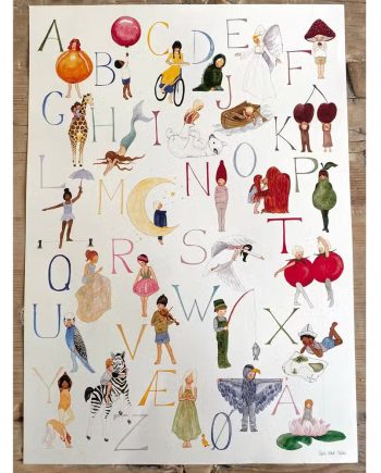 Tall Hat Tales Alfabet Plakat Stor