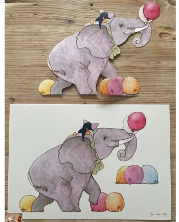 Tall Hat Tales Papirklip Elefant