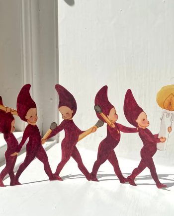 Tall Hat Tales Små Nisser Med Lys