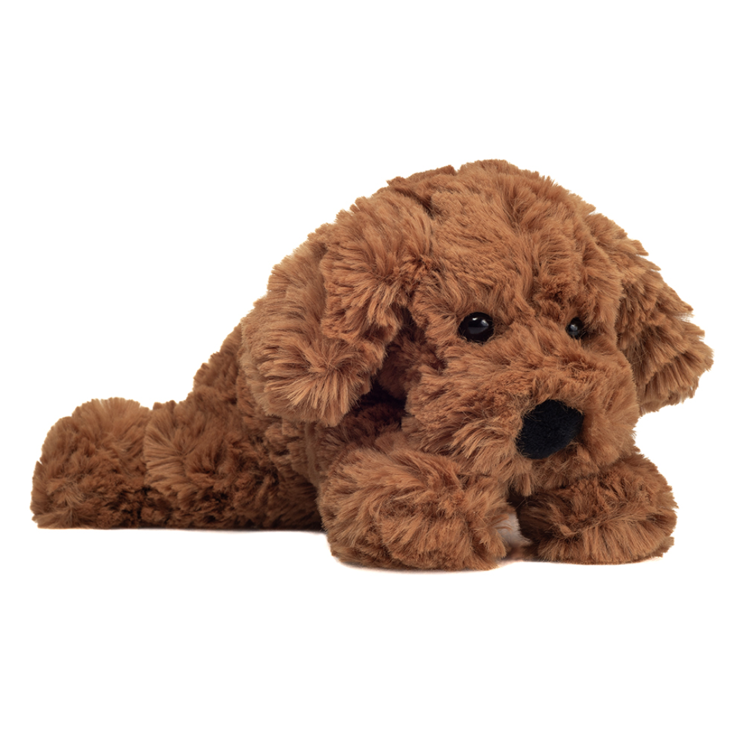 Teddy Hermann Liggende Hund 20 Cm Brun