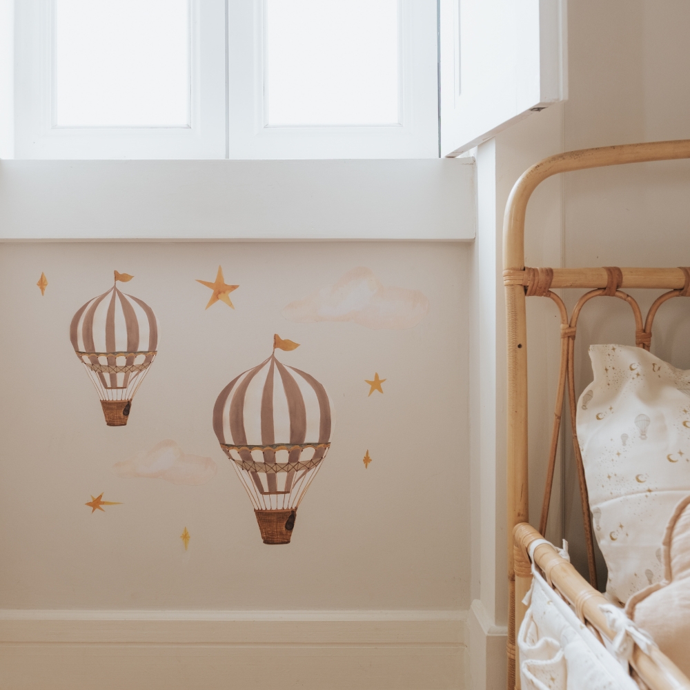 That Apos Mine Wallsticker Drømmende Balloner Brown