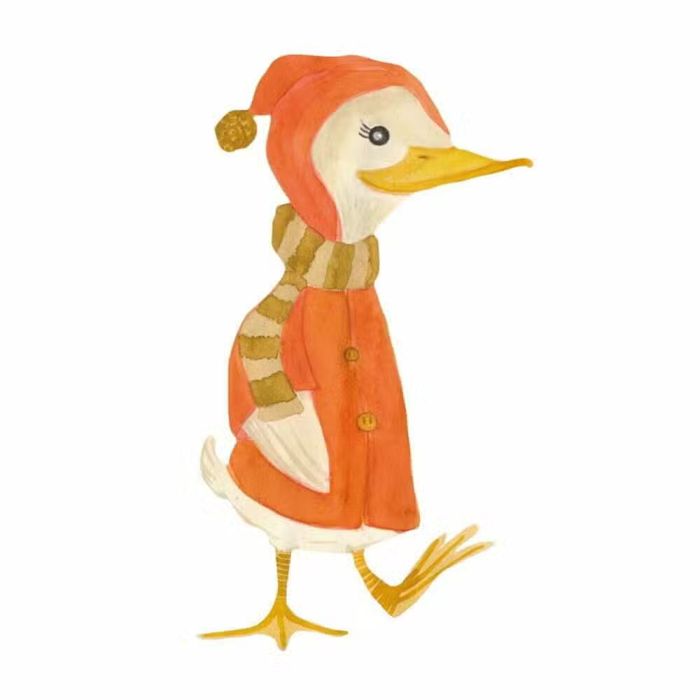That X27   Mine Wallsticker Petra The Duck