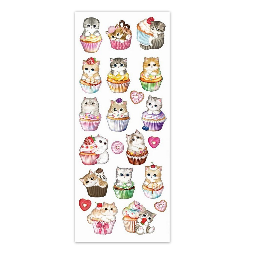 Tinka Klistermærker Kat Cupcake