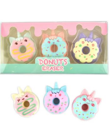 Viskelæder Donut Caticorn   Pak