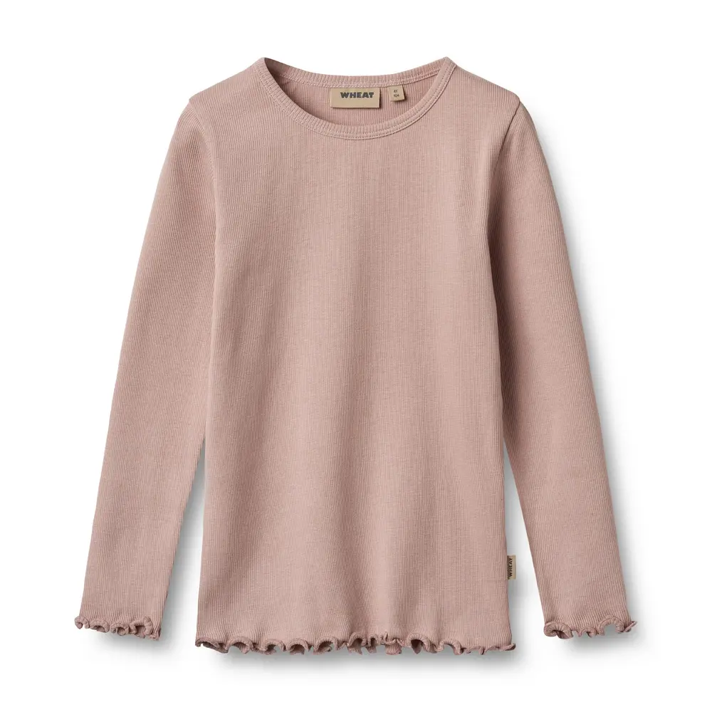 Wheat Ida Langærmet Top Rose Powder  116