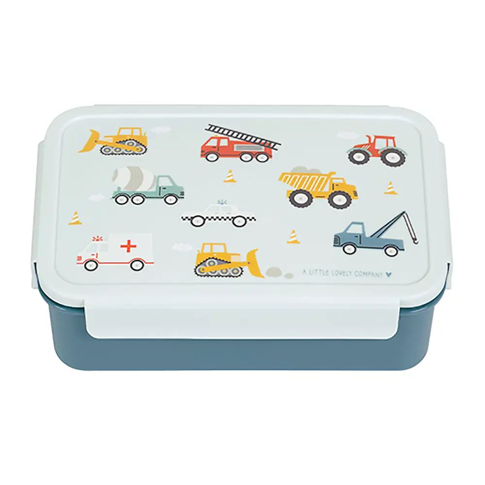 Little Lovely Company Bento Lunch Box Vehicles