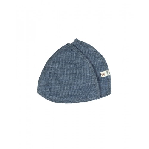 Ammeindlæg 100 økologisk Merino Uld Sæt Oeko-texâ Blue Melange Small Ca 12 Cm Diameter