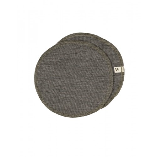Ammeindlæg 100 økologisk Merino Uld Sæt Oeko-texâ Brown Melange Medium Ca 15 Cm Diameter