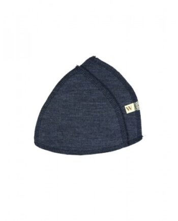 Ammeindlæg   100  økologisk Merino Uld    Sæt  Oeko-texâ  Navy-blue Small  Ca  12 Cm   Diameter