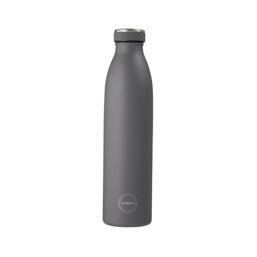 Aya Ida  Drinking Bottle  Drikkeflaske Med Låg  750 Ml  Dark Grey
