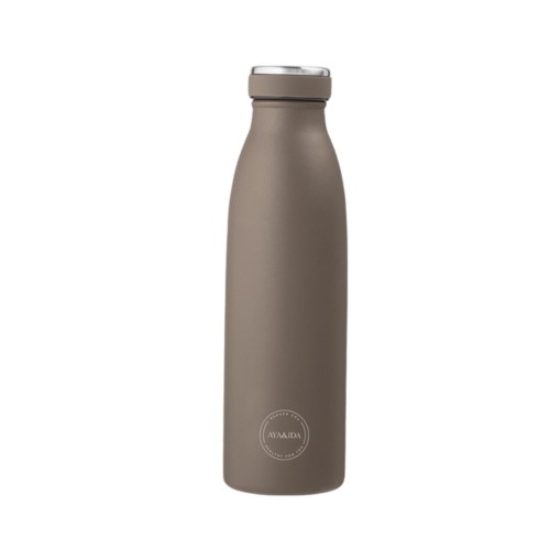 Aya Ida  Drinking Bottle  Drikkeflaske Med Låg  500 Ml  Driftwood