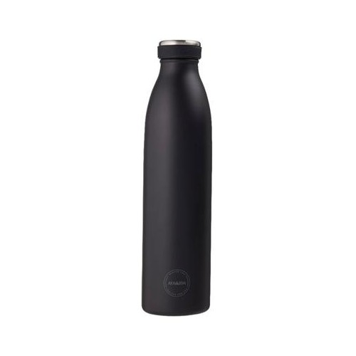 Aya Ida  Drinking Bottle  Drikkeflaske Med Låg  750 Ml  Matte Black