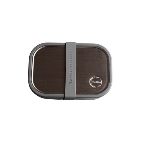 Aya Ida  Lunchbox 1000 Ml  Dark Grey