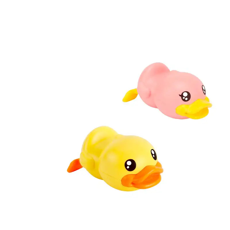 Duck Wind Up Bath Duck Gul Pink