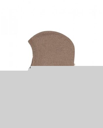 Balaclava   Strik Af 100   Merino Uld 50 56 Dark Beige