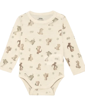 Bekids Langærmet Uld Body Forest Fog 70