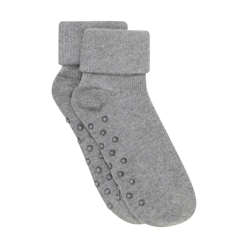 Bekids Ribbede Strømper Dark Gray Melange 15 18