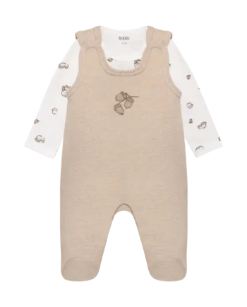 Bekids Romper Og Body Sæt Silver Mink 50