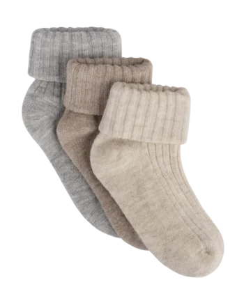 Bekids Uld Rib Strømpe  -pak Sheer Bliss 11 14