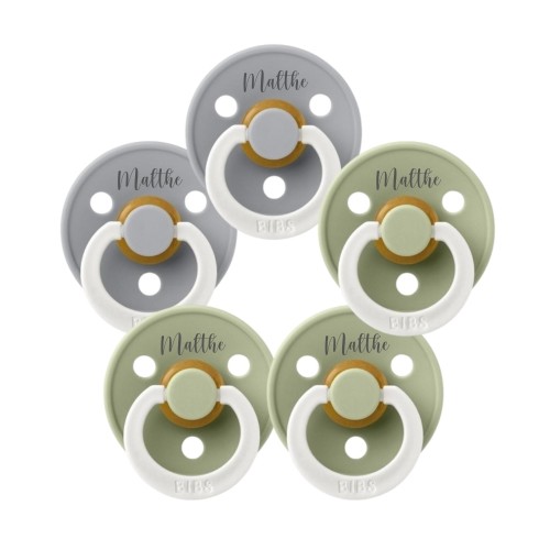 Bibs Colour Night  Str      -  Mdr  Anatomisk Latex  Sutter Med Navn   -pak