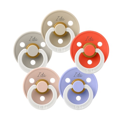 Bibs Colour Night  Str        Mdr  Rund Latex  Sutter Med Navn    -pak