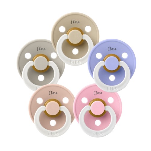 Bibs Colour Night  Str      -  Mdr    Rund Latex  Sutter Med Navn    -pak