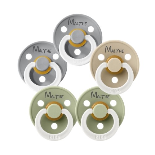 Bibs Colour Night  Str        Mdr  Symmetrisk Latex  Sutter Med Navn    -pak