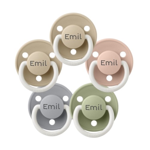Bibs De Lux Night  Str      -  Mdr    Rund Latex  Sutter Med Navn   -pak