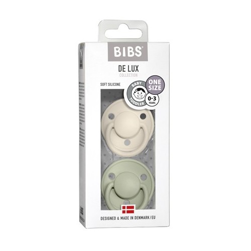 Bibs De Lux -pak One Size -36 Mdr Rund Silikone