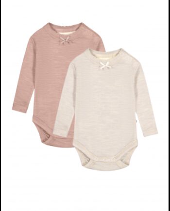 Body Med Knapper   100  Merino Uld  Oeko-texâ   -pak 68 Nature Soft Rose Melange