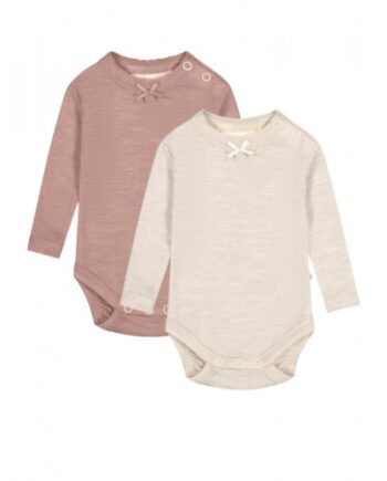 Body Med Knapper   100  Merino Uld  Oeko-texâ   -pak 56 Nature Soft Rose Melange