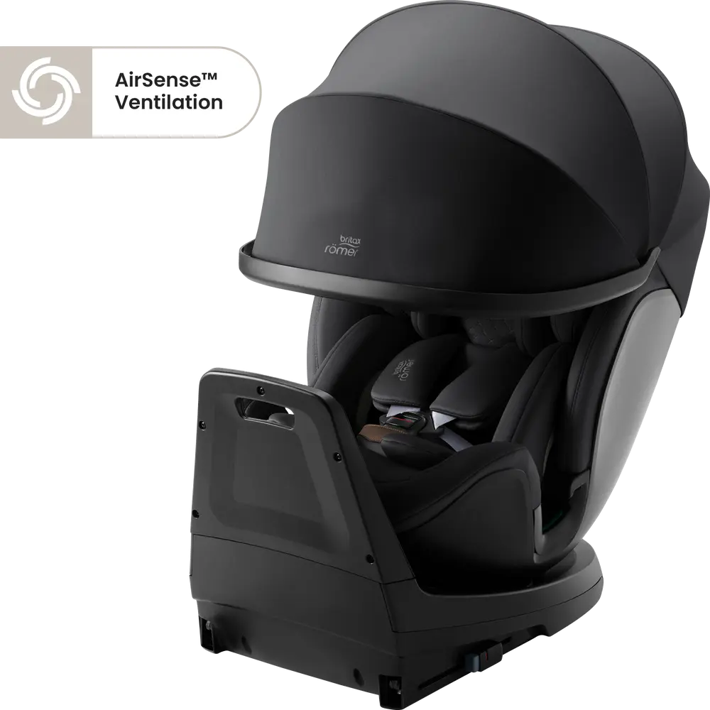 Britax Römer Swivel-grow Max Air Autostol Lux Onxy Black
