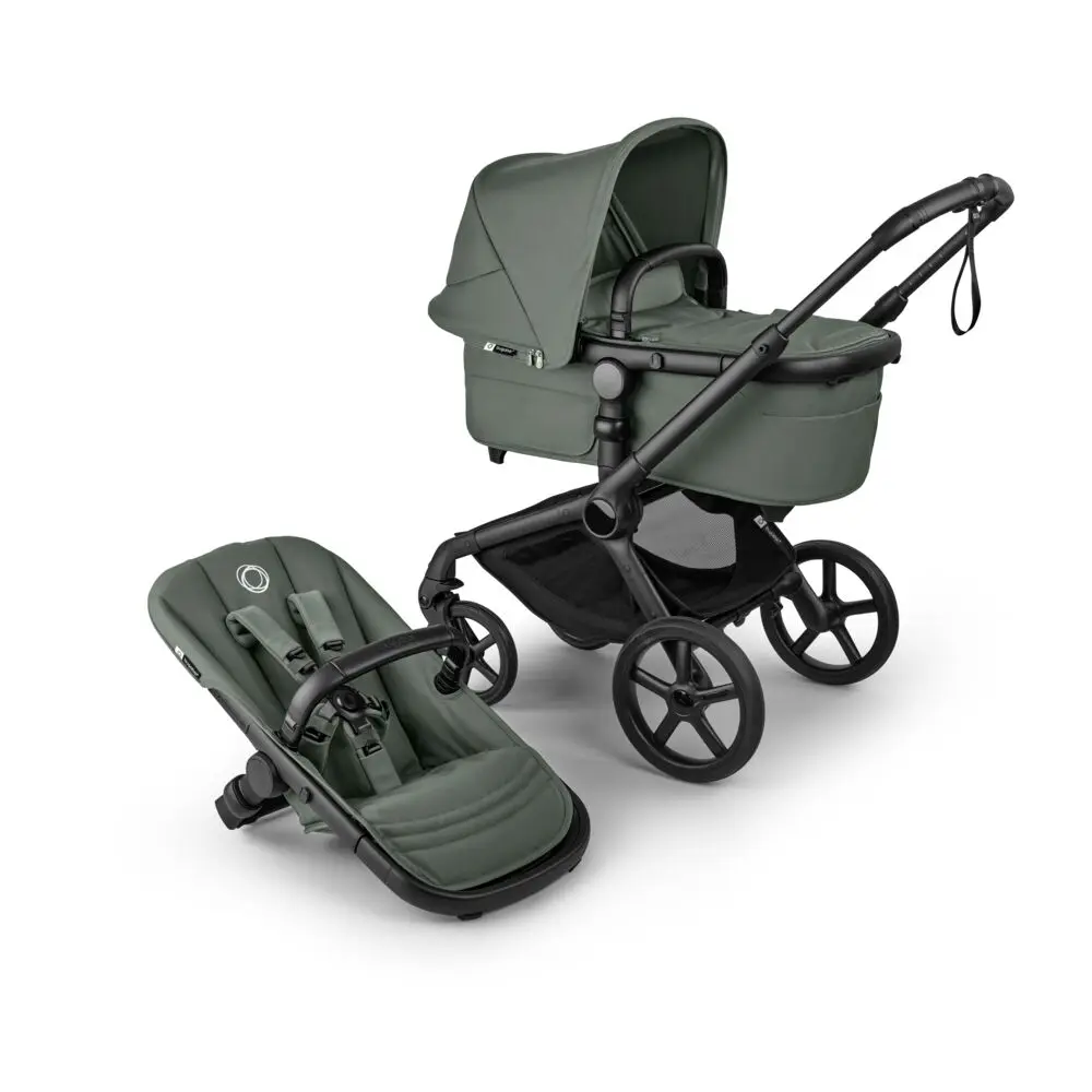 Bugaboo Fox   Renew Kombivogn Black Forest Green