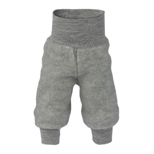Bukser   100  Merino Uld Til Baby 62 68 Light Grey Melange