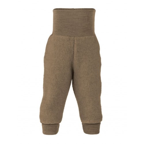 Bukser   100  Merino Uld Til Baby 62 68 Walnut Melange