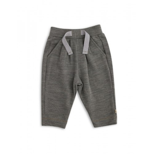 Bukser Med Snor Taljen 100 Merino Uld Til Baby Light Brown Melange 68