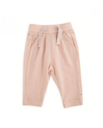 Bukser Med Snor   Taljen   100  Merino Uld Til Baby Rose Melange 62